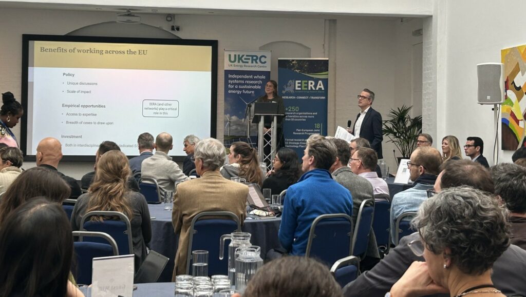 Ami Crowther presenting with Ivan Matejak chairing